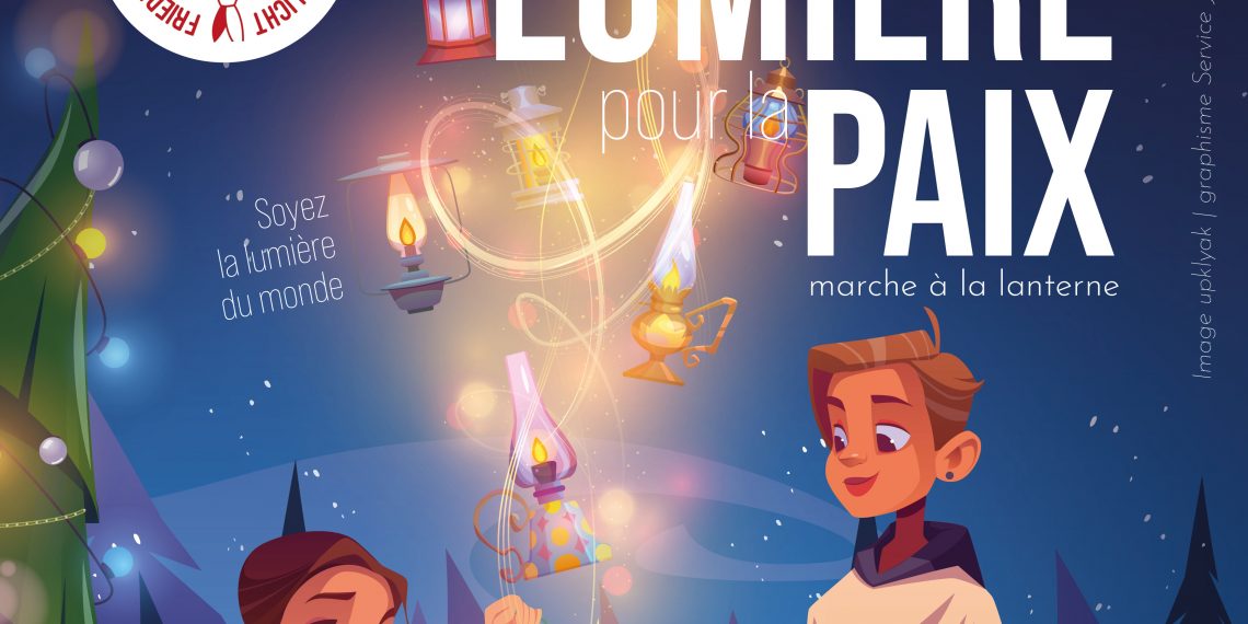 Affiche de Lumière pour la Paix 2024